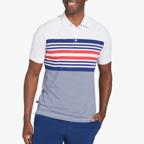 Mizzen+Main Other - Mizzen+Main Striped Versa Polo Shirt